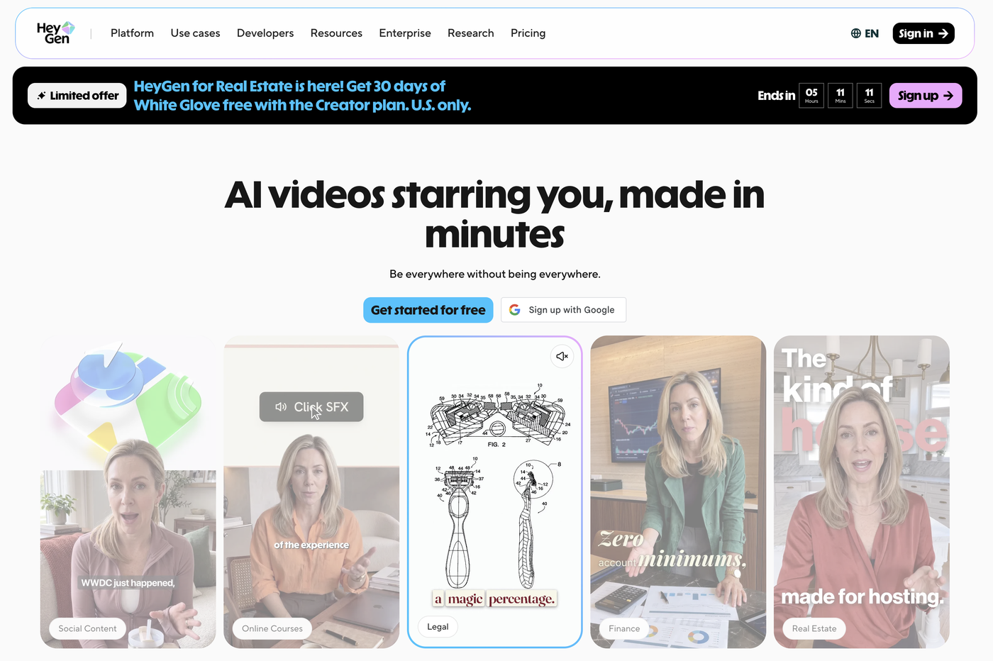 AI Avatar Research screenshot