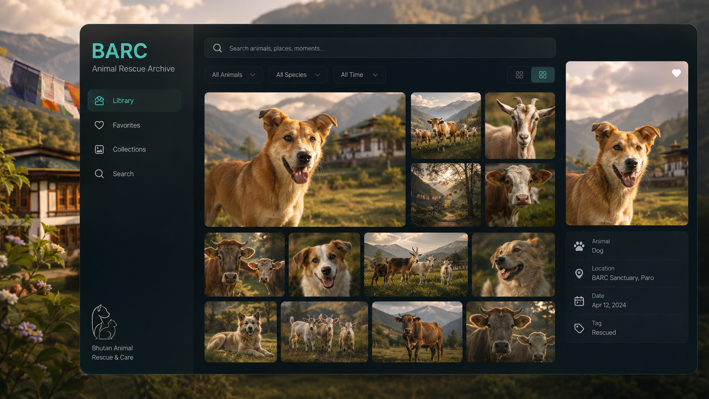 BARC Digital Asset Management screenshot