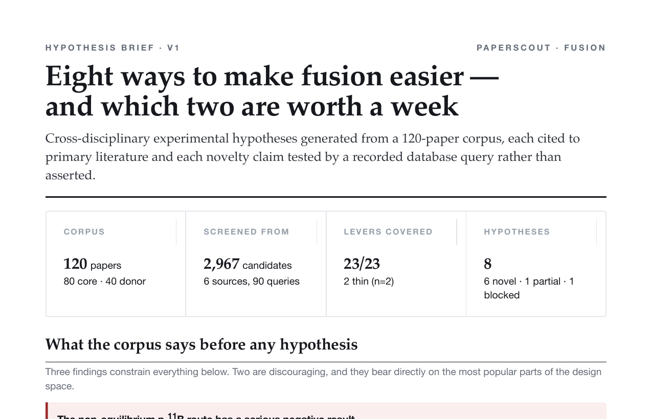 Fusion Paper Scout screenshot