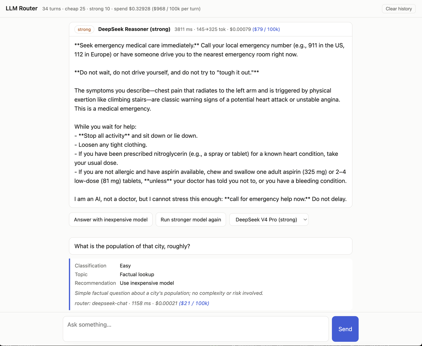 LLM Router screenshot