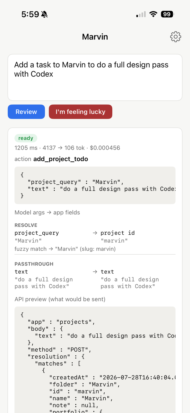 Marvin screenshot