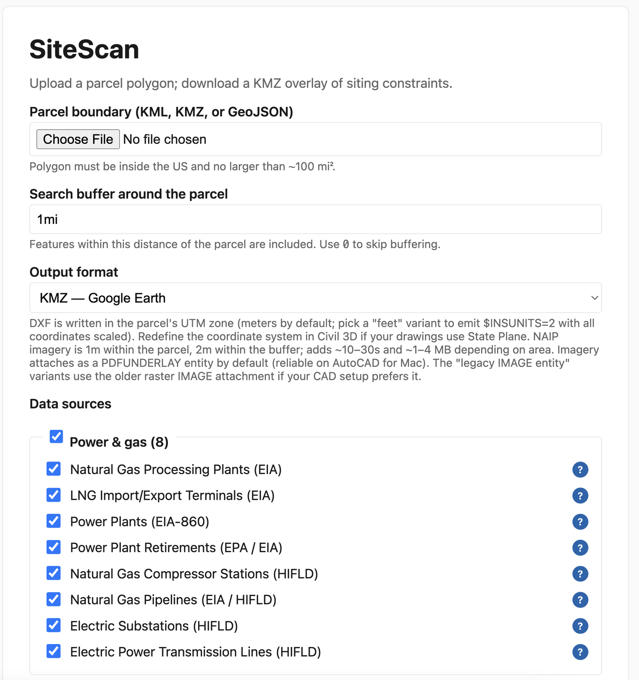 SiteScan screenshot