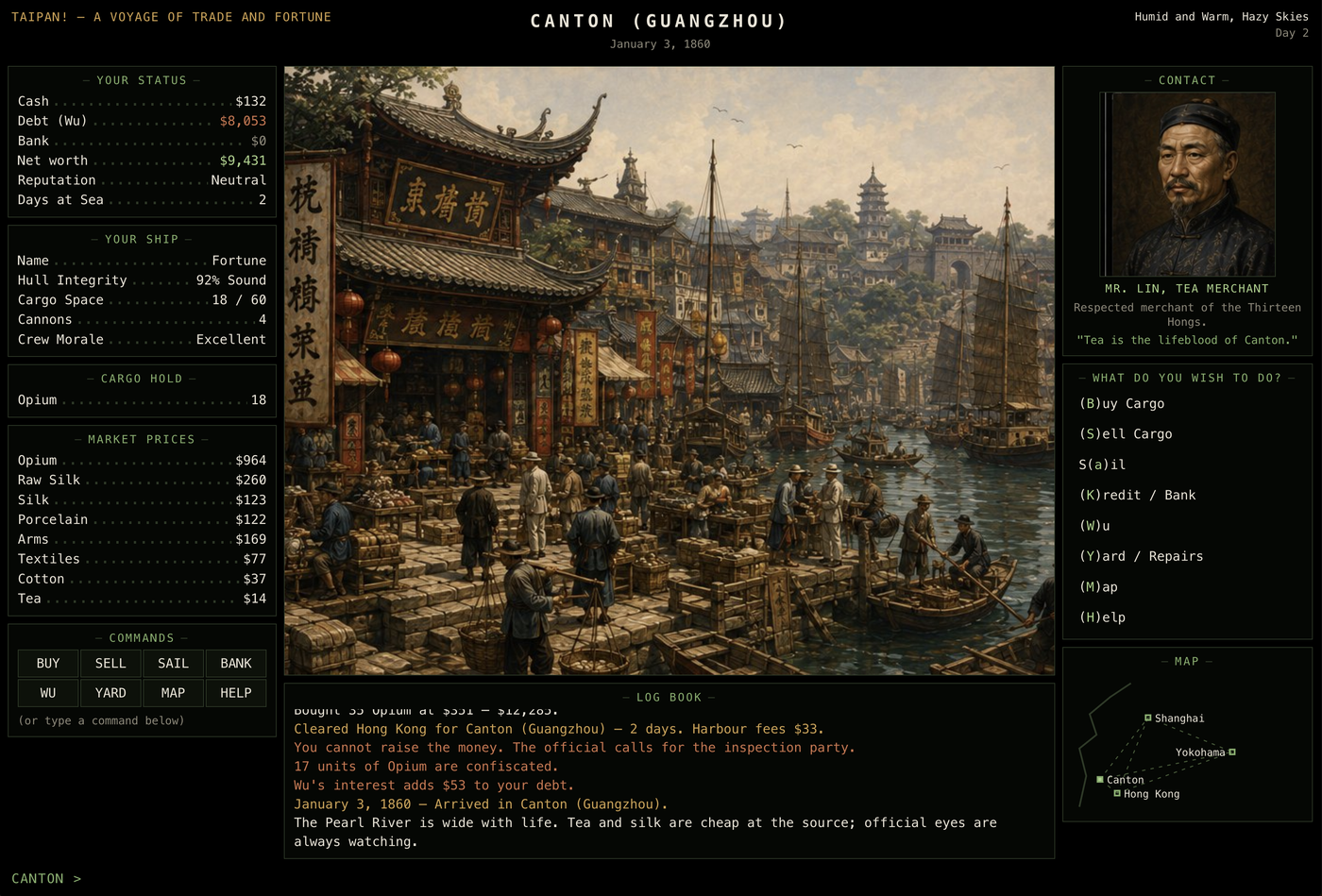 Taipan screenshot
